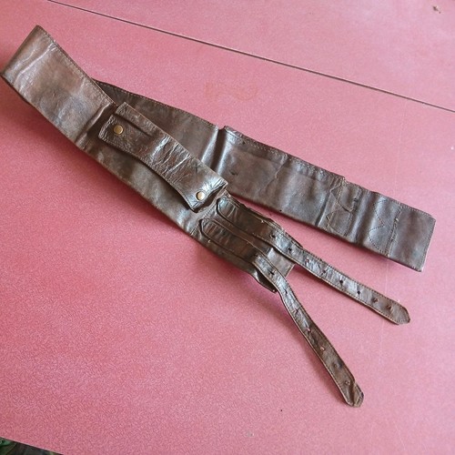 Wwii leather money - wwii, belt