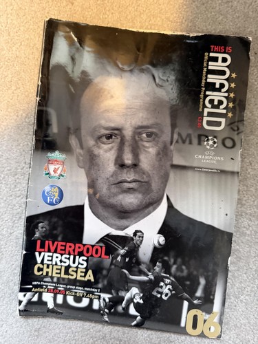 Liverpool chelsea programme - liverpool, v