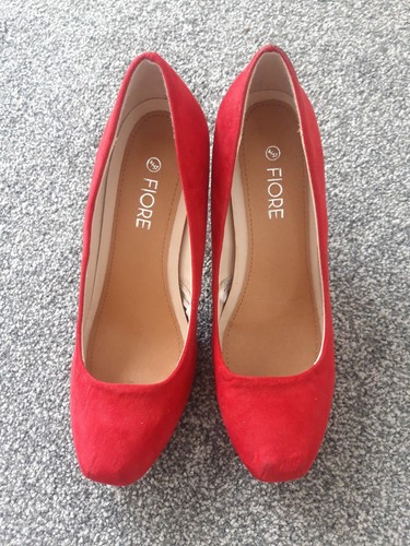 Fiore ladies red suede - fiore,
