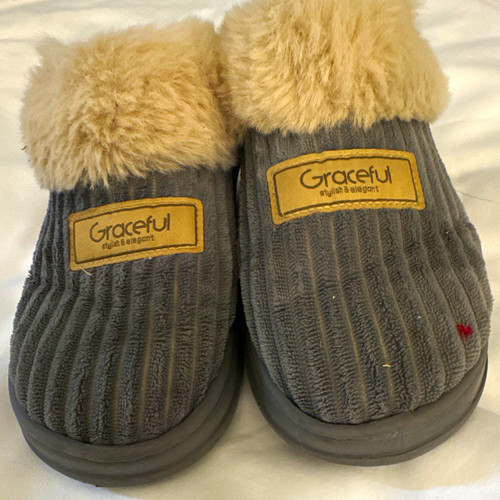 Well worn slippers - well,
