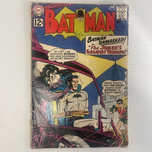 Batman 148 1962 cover - 1962, pr/fr