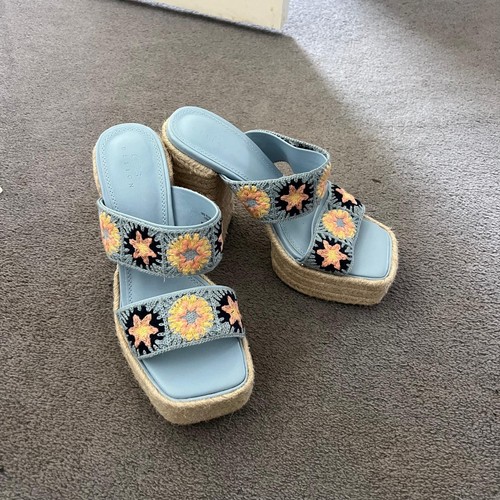 Asos raffia heel crochet - asos, heel,