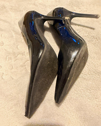 Very well worn - black, patent