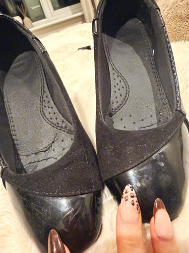 Cabin crew shoes well - cabin, worn