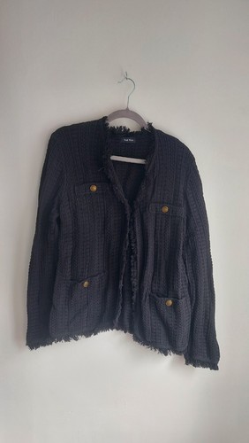 Well worn black textured - well,