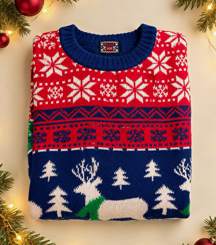 Well worn christmas jumper - well,