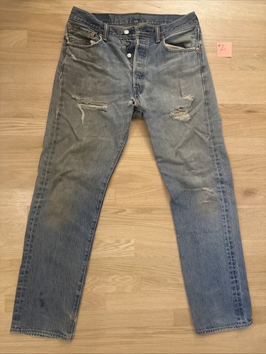Levi 501 vintage well worn - well,