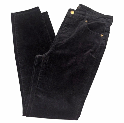 Well worn black corduroy slim - black,