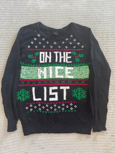 Well worn holiday sweater - worn,