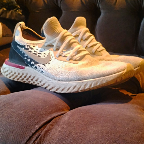 Well worn gym - well, trainers