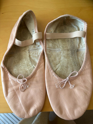 Well worn pink leather - worn, ballet
