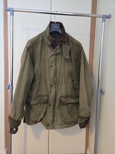 Waxed jacket green large - jacket,
