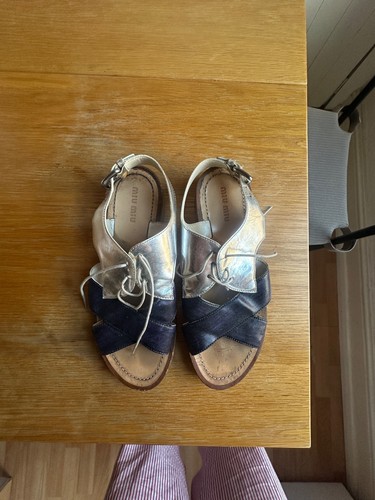 Miu sandals navy and - sandals,