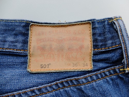 Levi 501 blue jeans - blue, w36