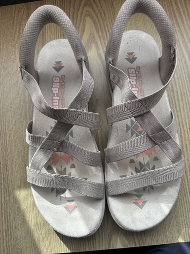 Sketcher slip sandals size - on,