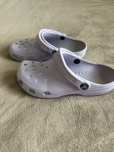 Lilac crocs junior size - size, worn