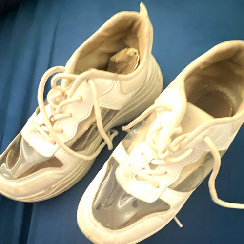 See through white - through, white/silver