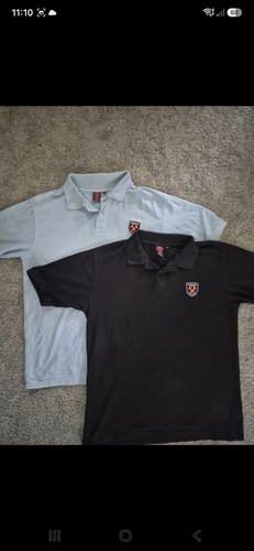 Well worn west ham polo - worn,